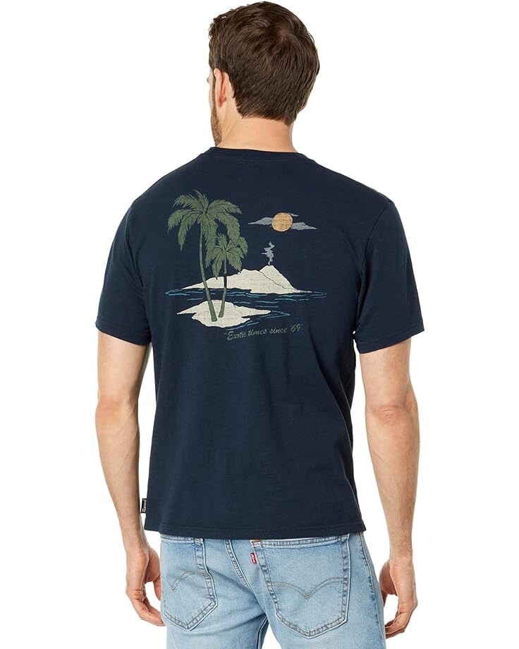 

Футболка Rip Curl Mod Tropics Islands Short Sleeve Tee, цвет Dark Navy