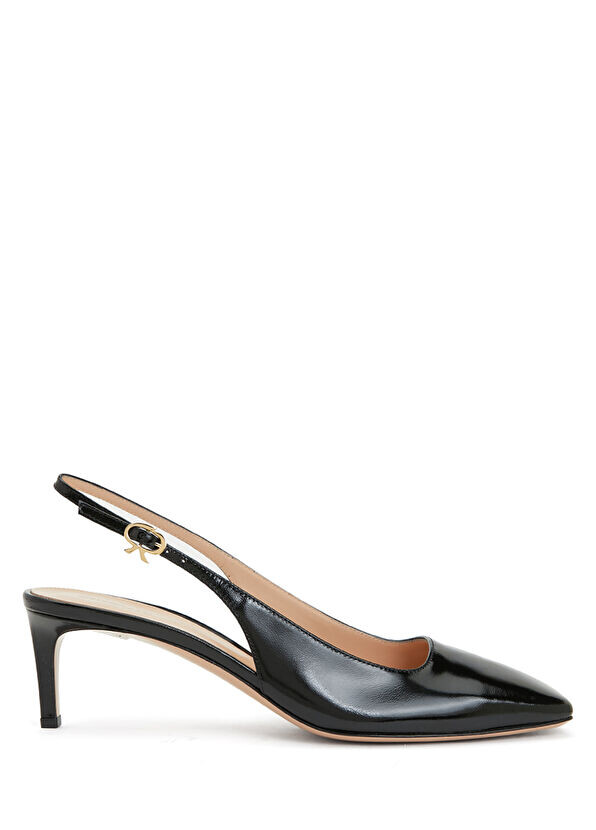 

Кожаные высокие каблуки Gianvito Rossi, черный