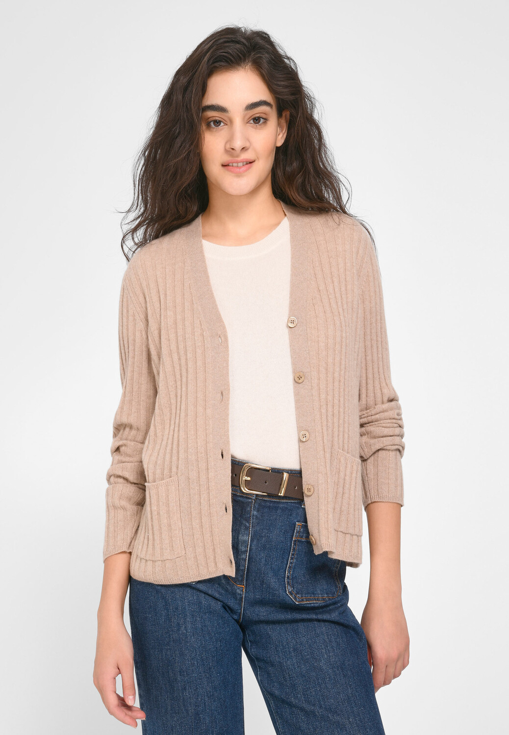 

Спортивная куртка include Strickjacke New Wool, серо-коричневый