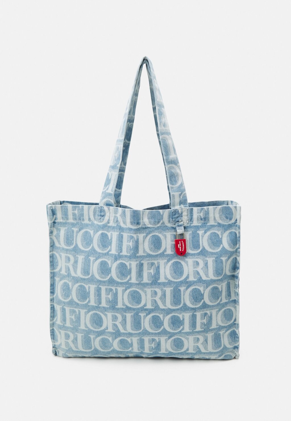 

Сумка для покупок Large Monogram Tote Bag Light Vintage Unisex Fiorucci, синий