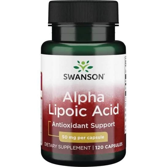 Swanson, Ala, Биологически активная добавка с альфа-липоевой кислотой 50 мг, 120 капсул.