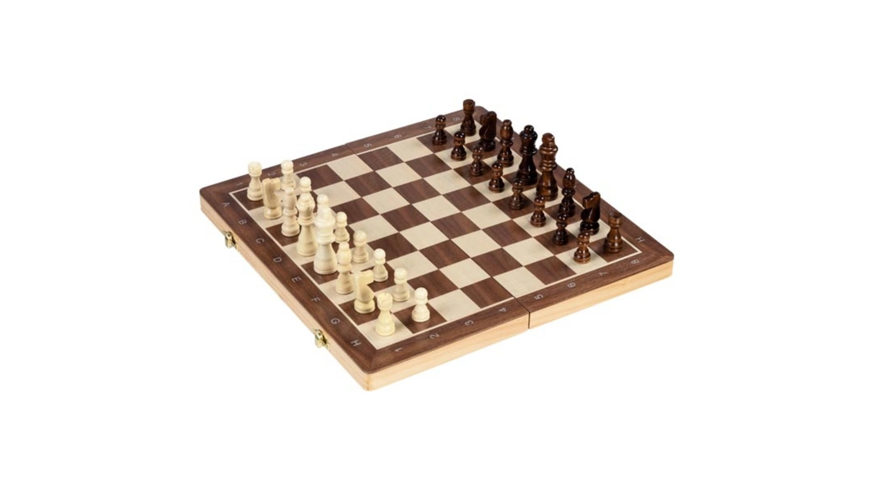 Goki Игра в шахматы/шашки 2в1, магнитная пластиковые международные шашки складные настольные игры для шахматных игр