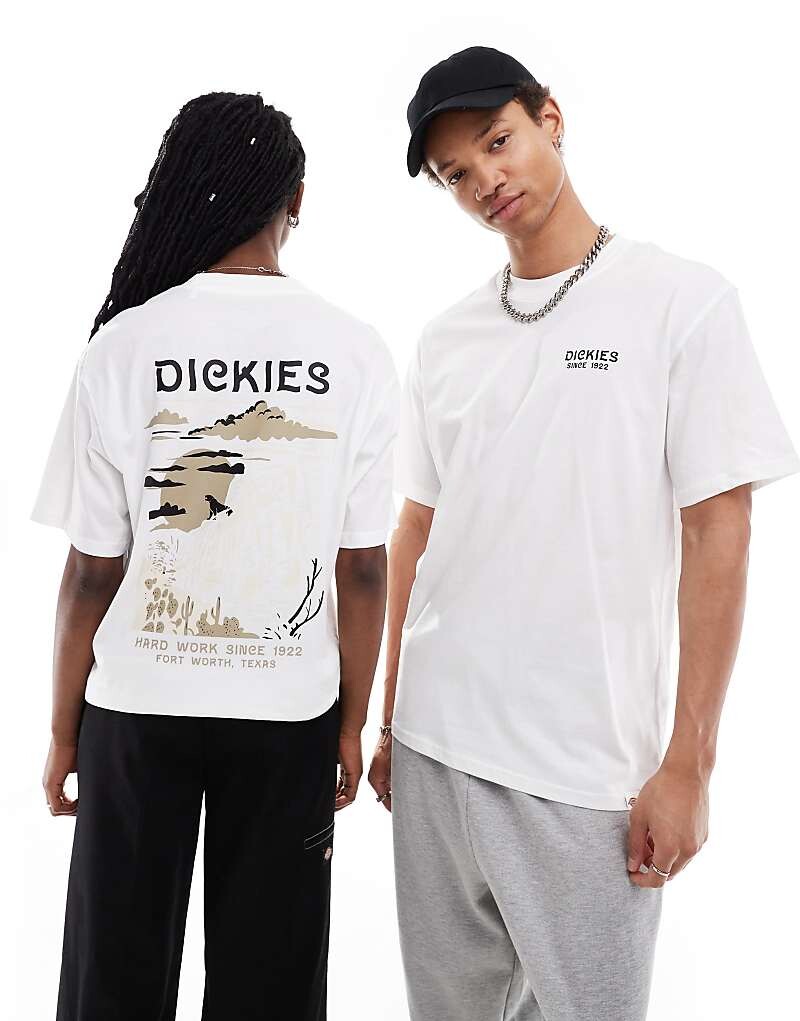 

Белая футболка Dickies – Eagle Point с принтом на спине, эксклюзивно для ASOS