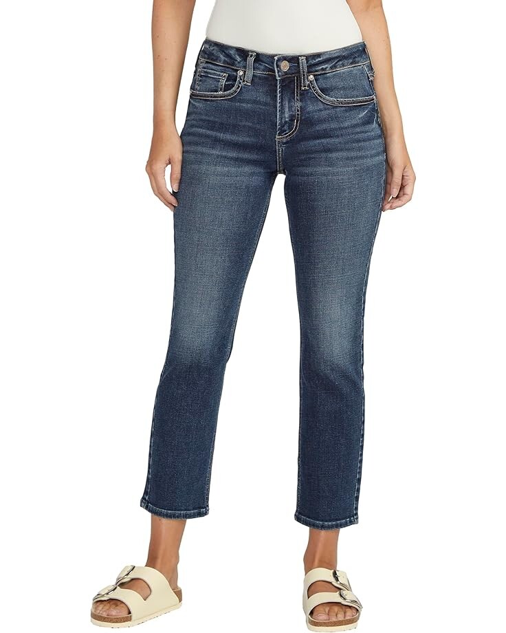 

Джинсы Silver Jeans Co. Suki Straight Crop L43980CVS376, цвет Indigo