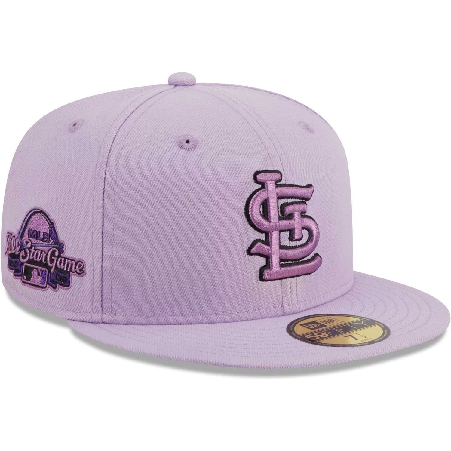 

Мужская приталенная шляпа New Era Lavender St. Louis Cardinals 59FIFTY