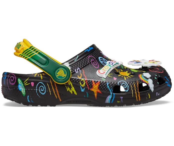 

Классические сабо Crayola Crocs для малышей 1, цвет Black