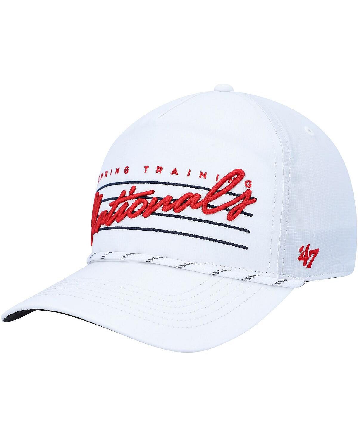 

Мужская белая кепка Washington Nationals Downburst Hitch Snapback '47 Brand
