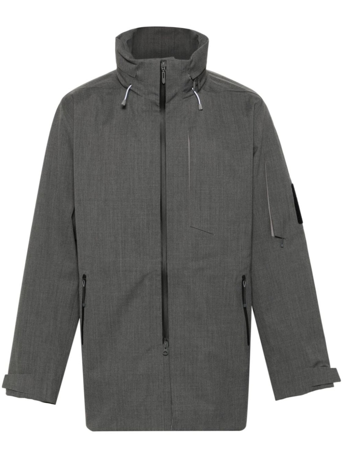 

Descente ALLTERRAIN легкая куртка с потайным капюшоном, серый