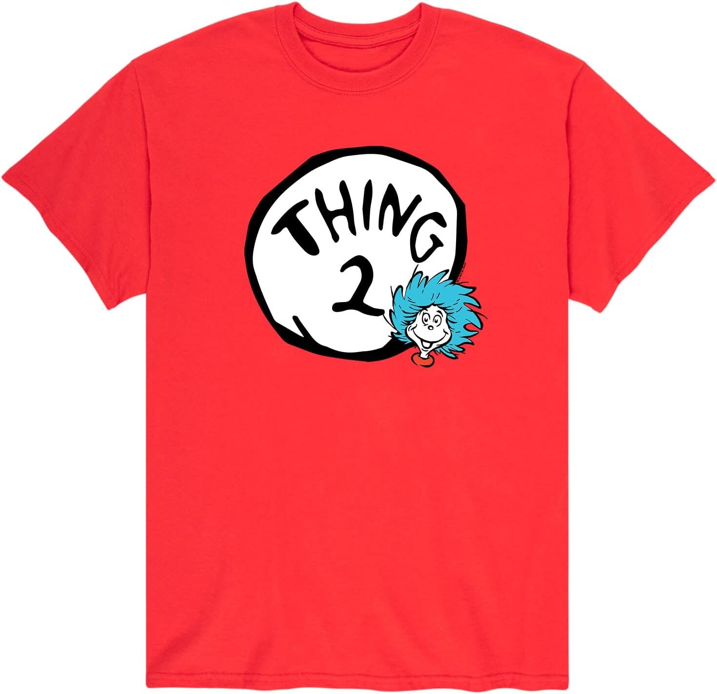 

Футболка Dr. Seuss Thing Two Instant Message, красный