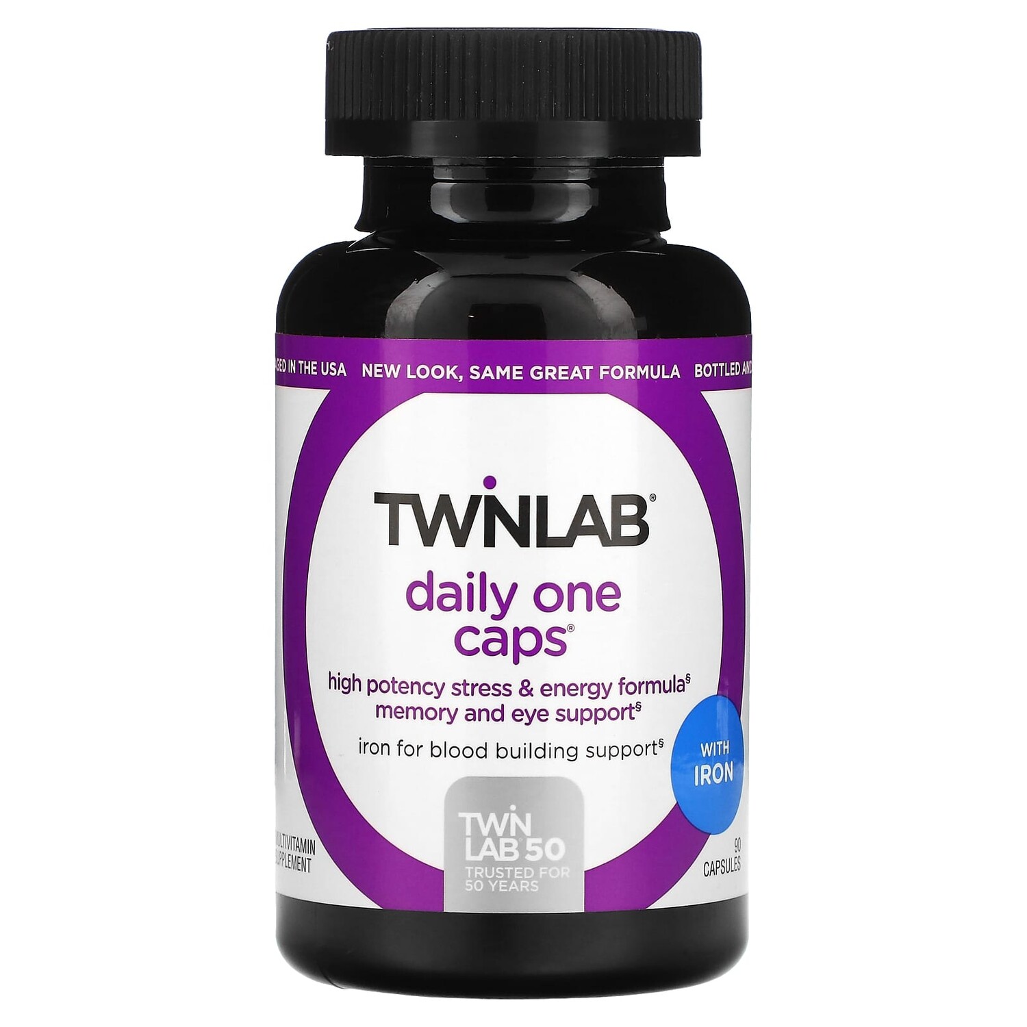 

Daily One Caps с железом, 90 капсул, Twinlab