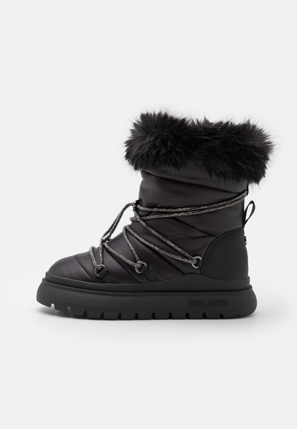

Ботильоны на шнуровке Ice Storm Steve Madden, черный