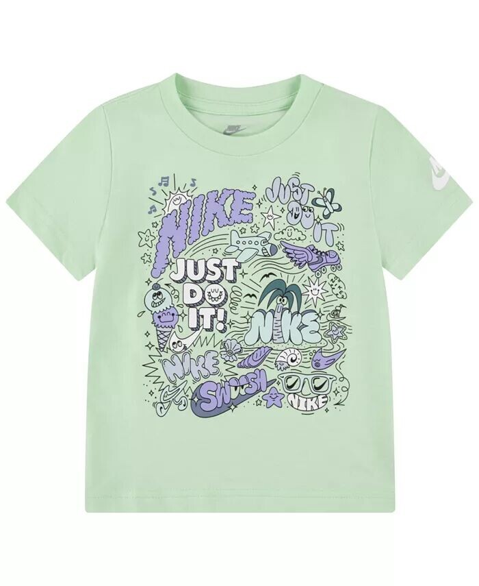 

Футболка для мальчиков Doodlevision Nike, зеленый