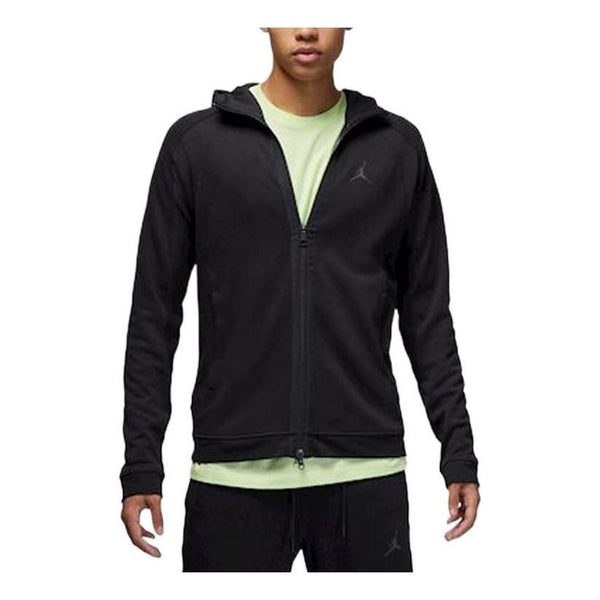 

Куртка Air Jordan Dri-FIT Sport Air Fleece Full-Zip Hoodie 'Black', черный