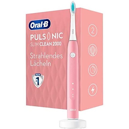 Электрическая зубная щетка Oral-B Pulsonic Slim Clean 2000, розовая, Oral B