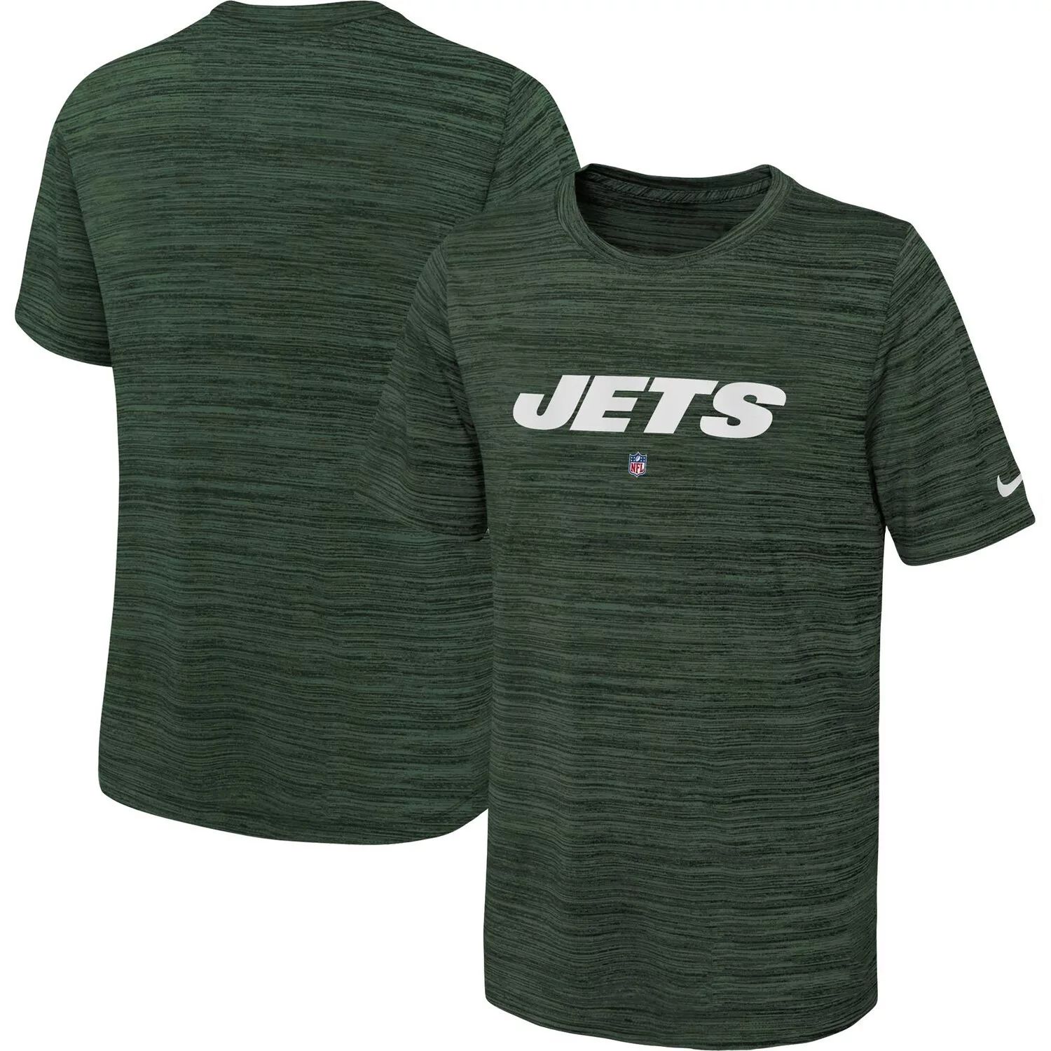 

Молодежная зеленая футболка Nike New York Jets Sideline Velocity Performance Nike