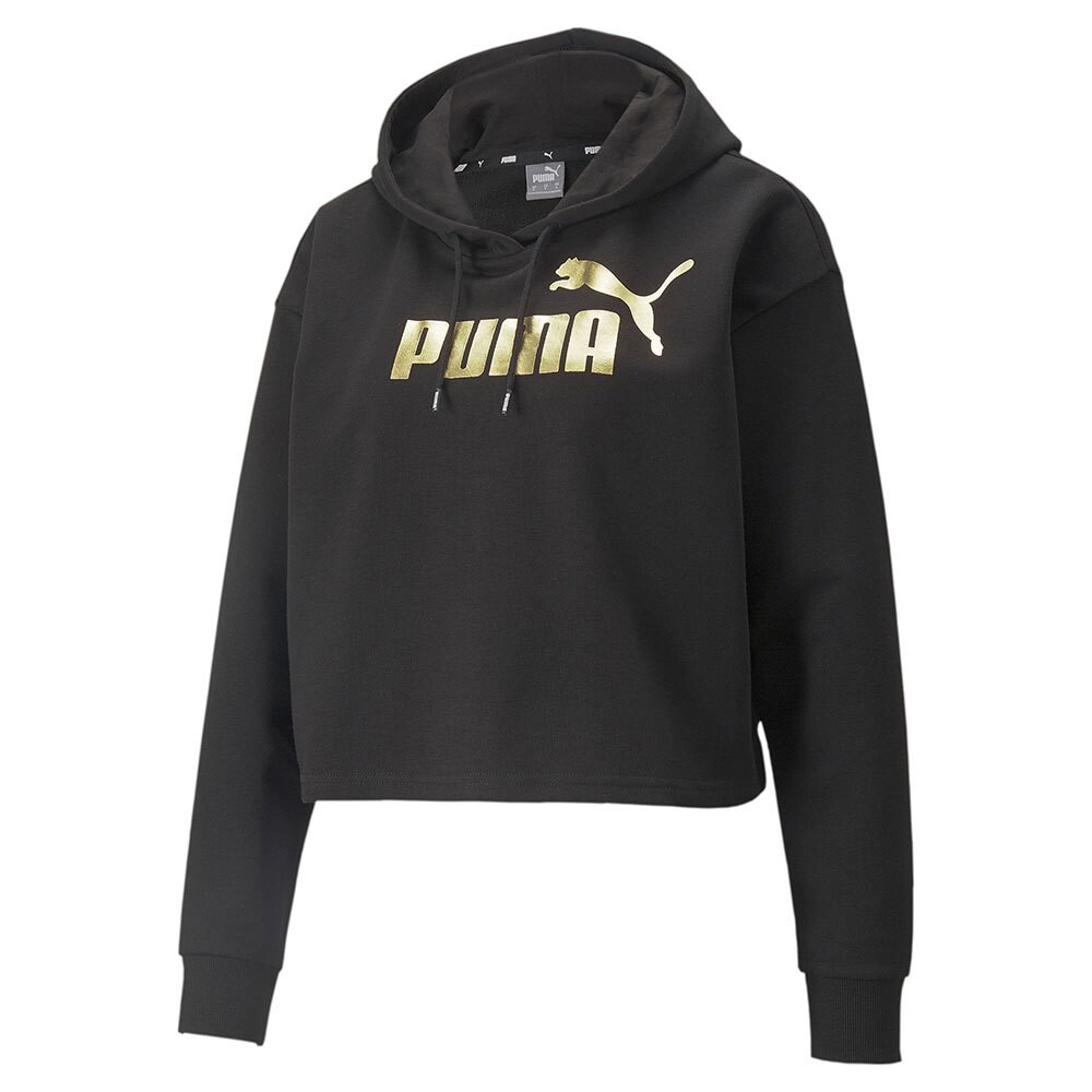 

Худи Puma Ess+ Metallic Logo Knotted, черный