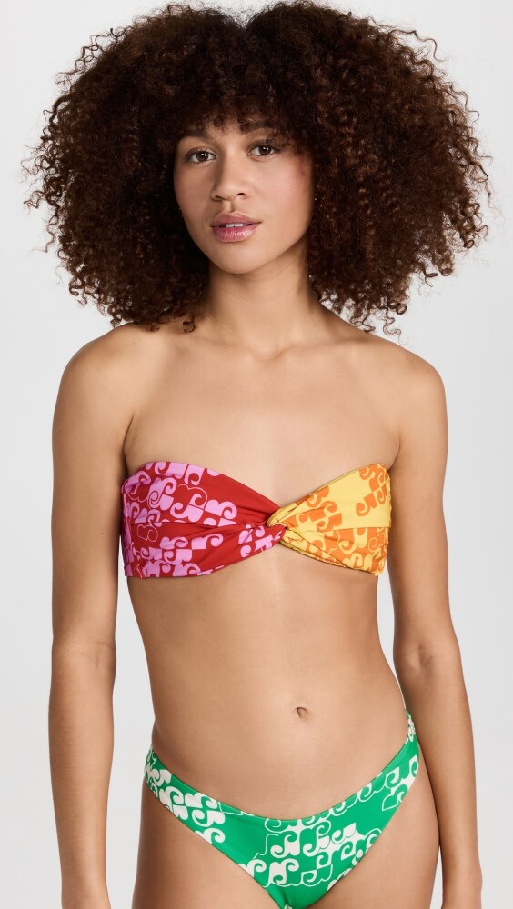 

Топ Alemais Louise Twist Front, разноцветный