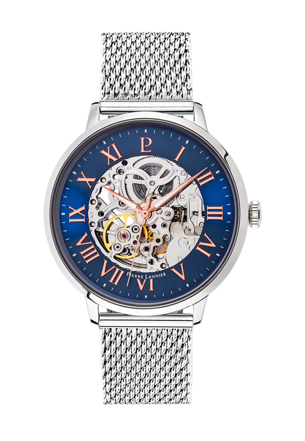 Часы AUTOMATIC Pierre Lannier, цвет bleu et argenté