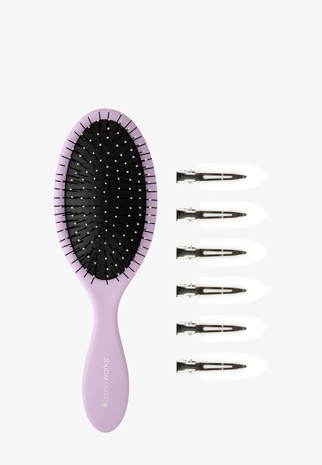 Набор для волос Brushworks Luxury Purple Hair Styling Set Brushworks, цвет purple & white