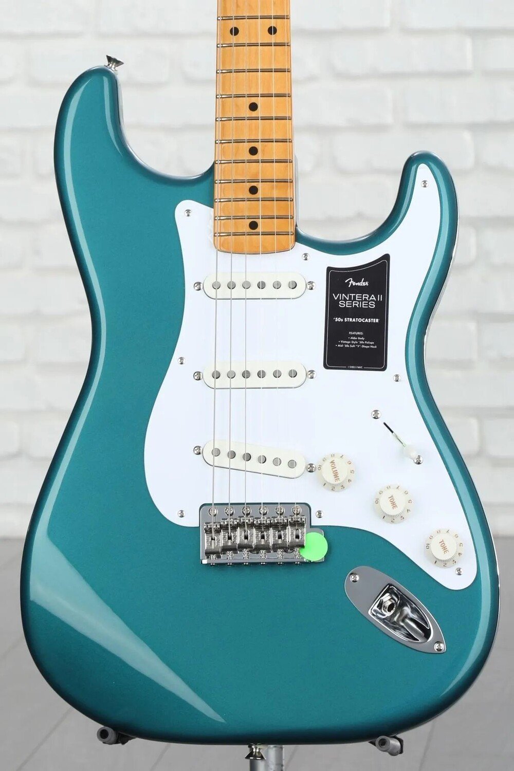 

Новая электрогитара Fender Vintera II '50s Stratocaster - бирюзовый океан с кленовой накладкой грифа