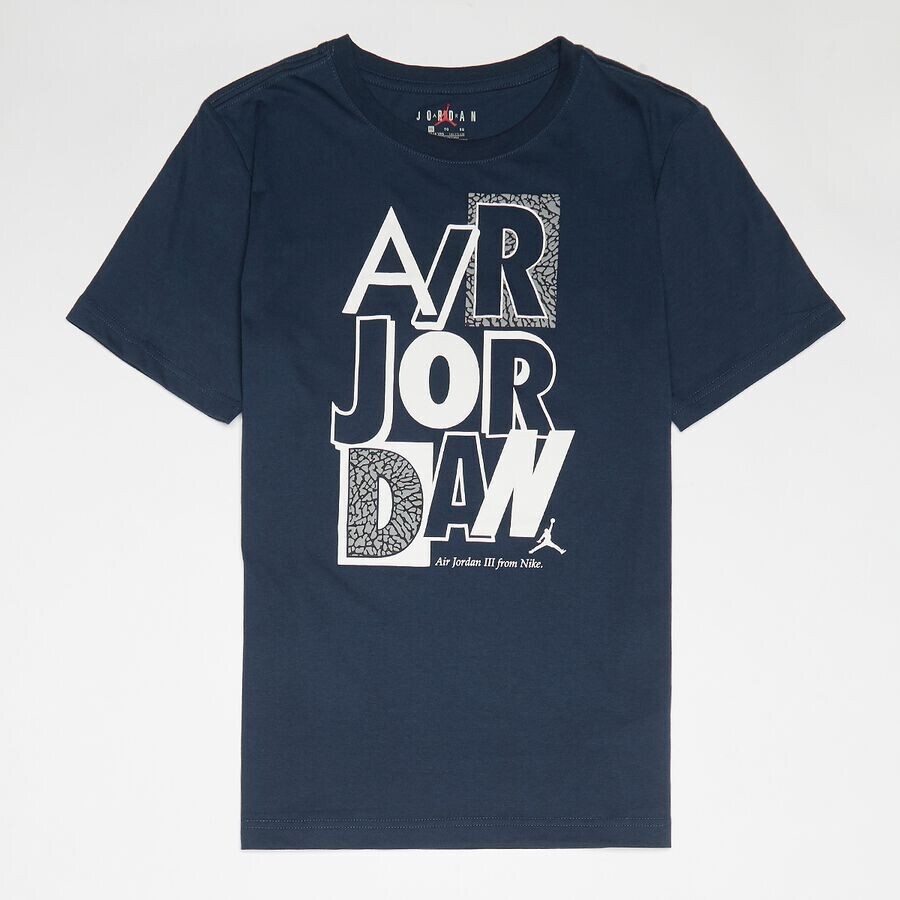 

Футболка Air Jordan 3 Mix Up с короткими рукавами JORDAN, цвет midnight navy