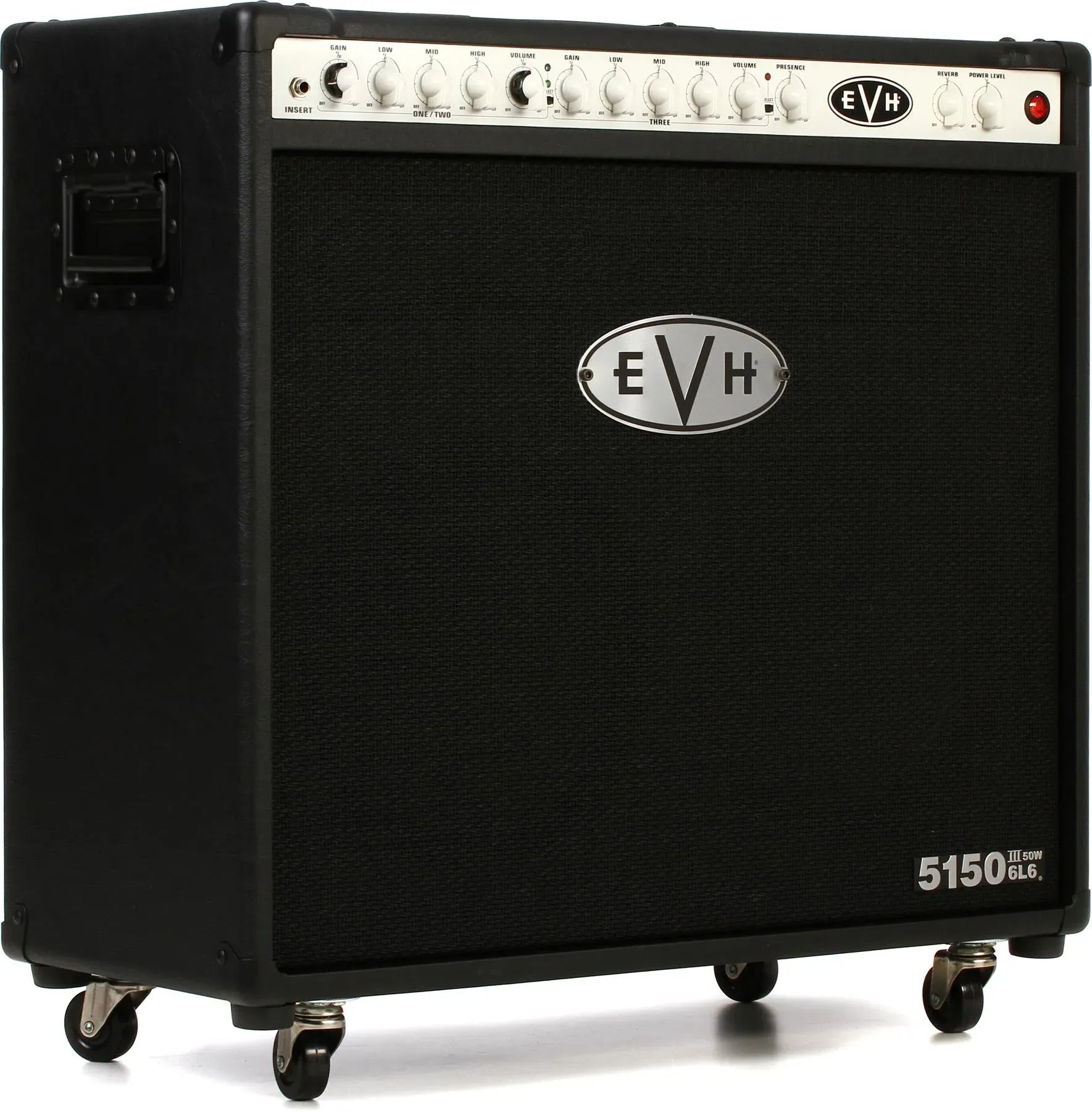 

EVH 5150III 2x12 дюймов, 50-ваттный ламповый комбоусилитель — черный