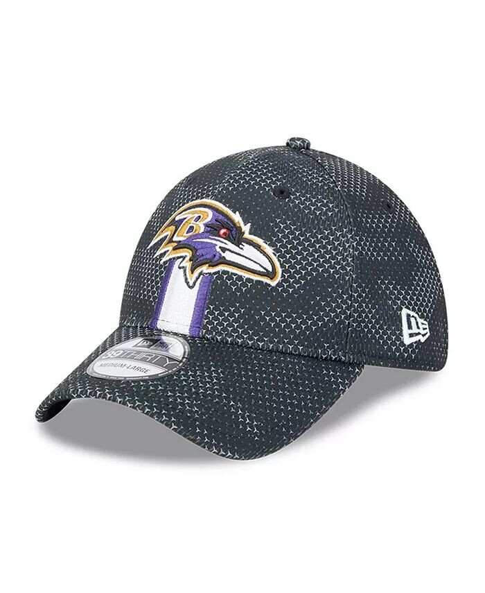 

Мужская черная кепка Baltimore Ravens 2024 Sideline 39THIRTY Flex New Era, черный