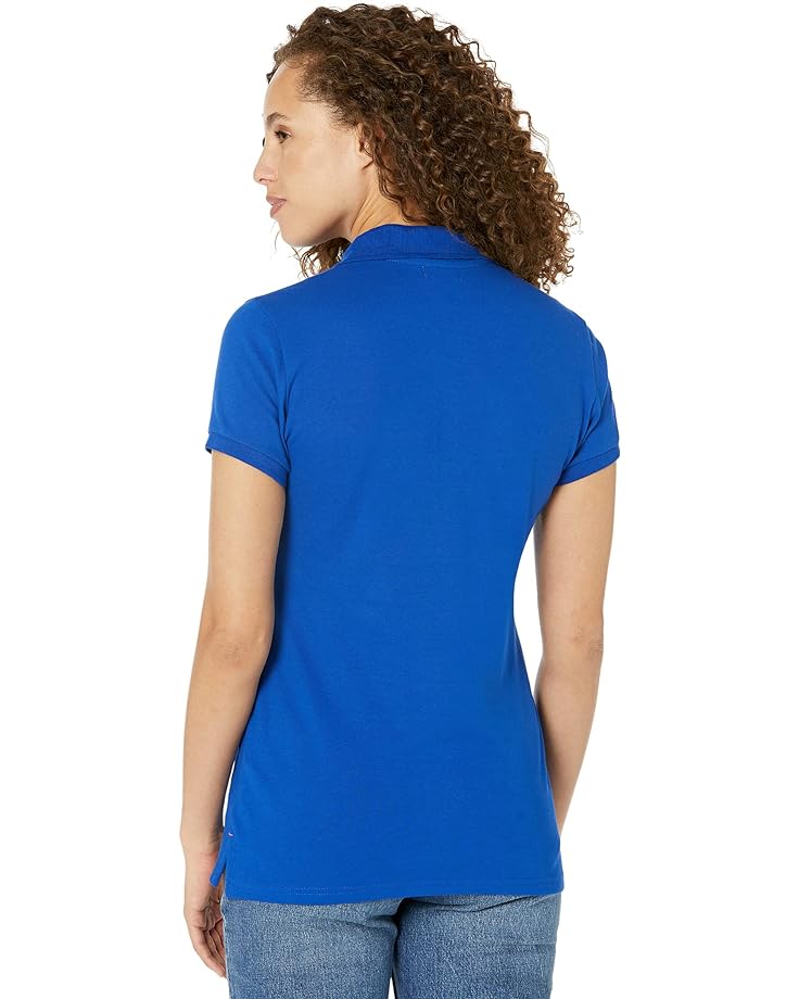 Поло U.S. POLO ASSN. Neon Logos Short Sleeve Polo Shirt, цвет Blue Raft