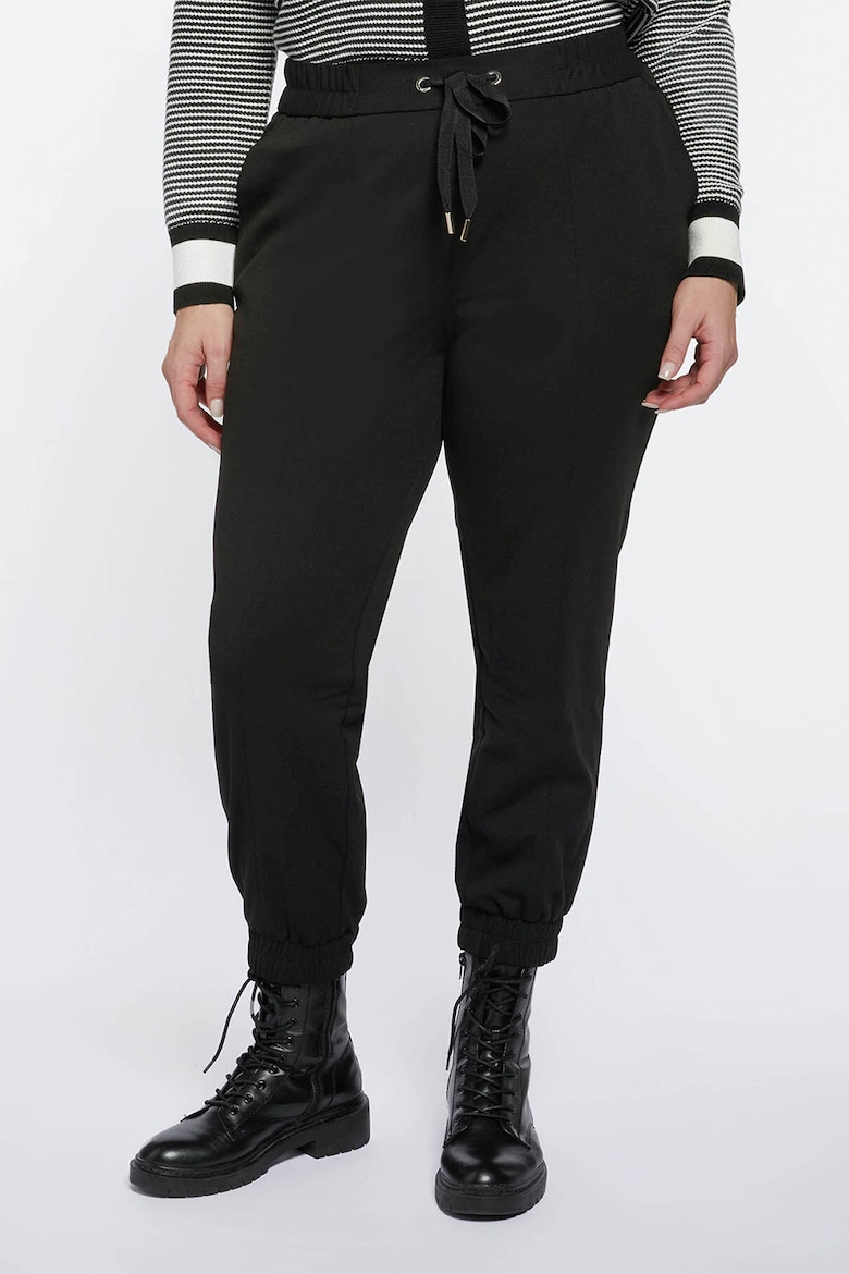 Узкие спортивные брюки Fiorella Rubino, черный брюки fiorella rubino бежевый