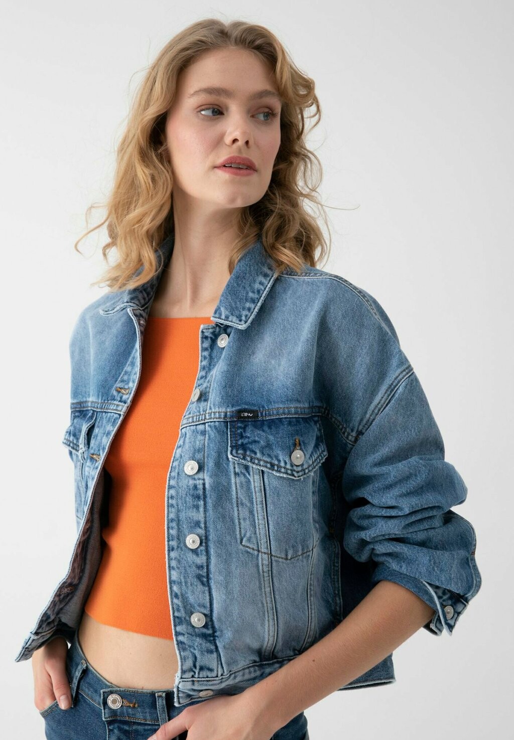 

Джинсовая куртка LTB, цвет mid blue