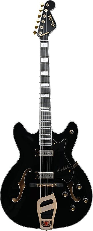 

Электрогитара Hagstrom 67' Viking II Hollow-Body Electric Guitar - Black Gloss - VIK67-G-BLK