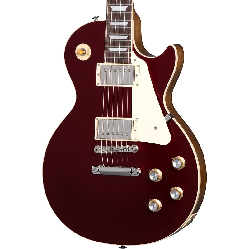 Электрогитара Gibson Les Paul Standard 60s Plain Top Electric Guitar - Sparkling Burgundy Top