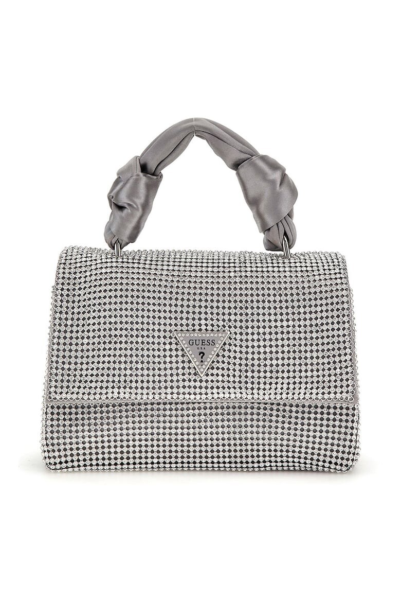 

Сумочка Lua с декоративными камнями Guess, серебряный