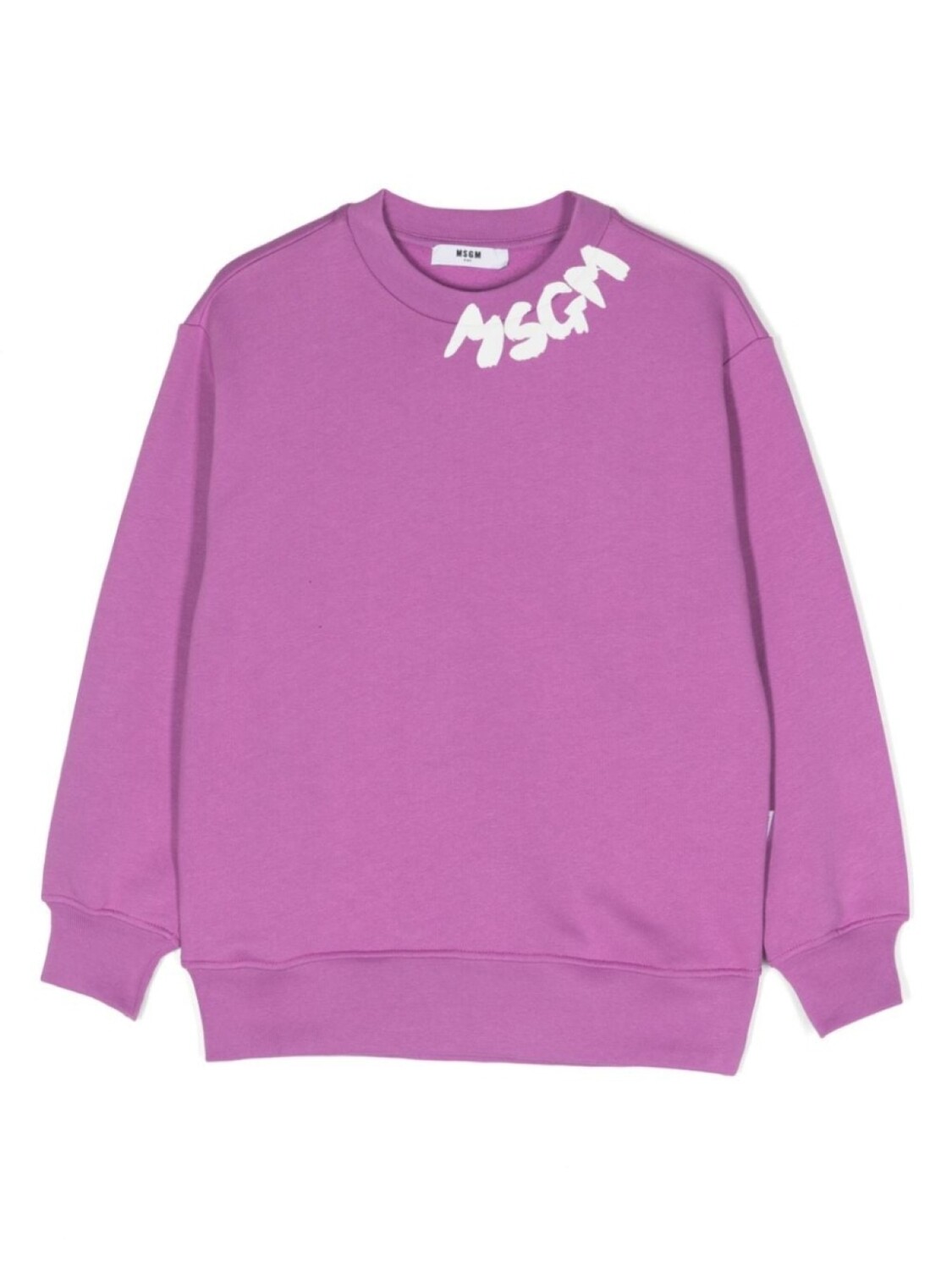 

MSGM Kids толстовка с логотипом, фиолетовый