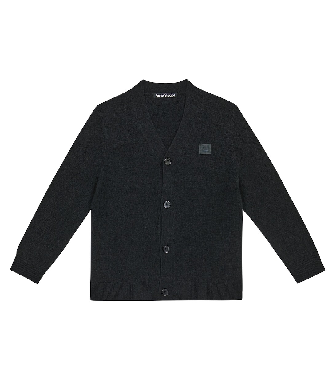 

Шерстяной кардиган Acne Studios, черный