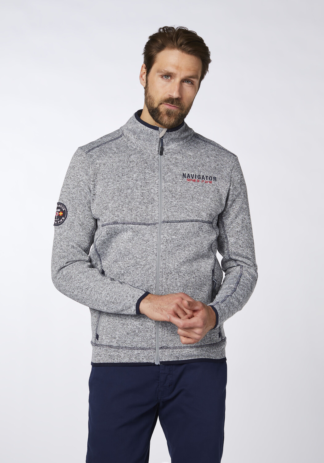 

Флисовая куртка Navigator Sweatjacke, серый