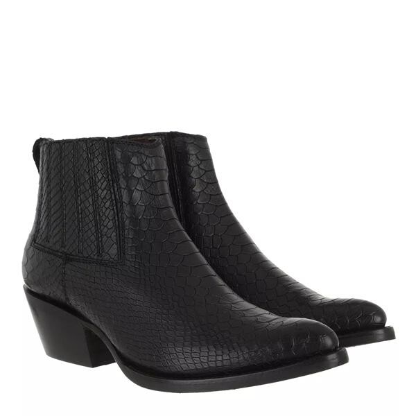 

Сапоги snake print bootie Ash, черный
