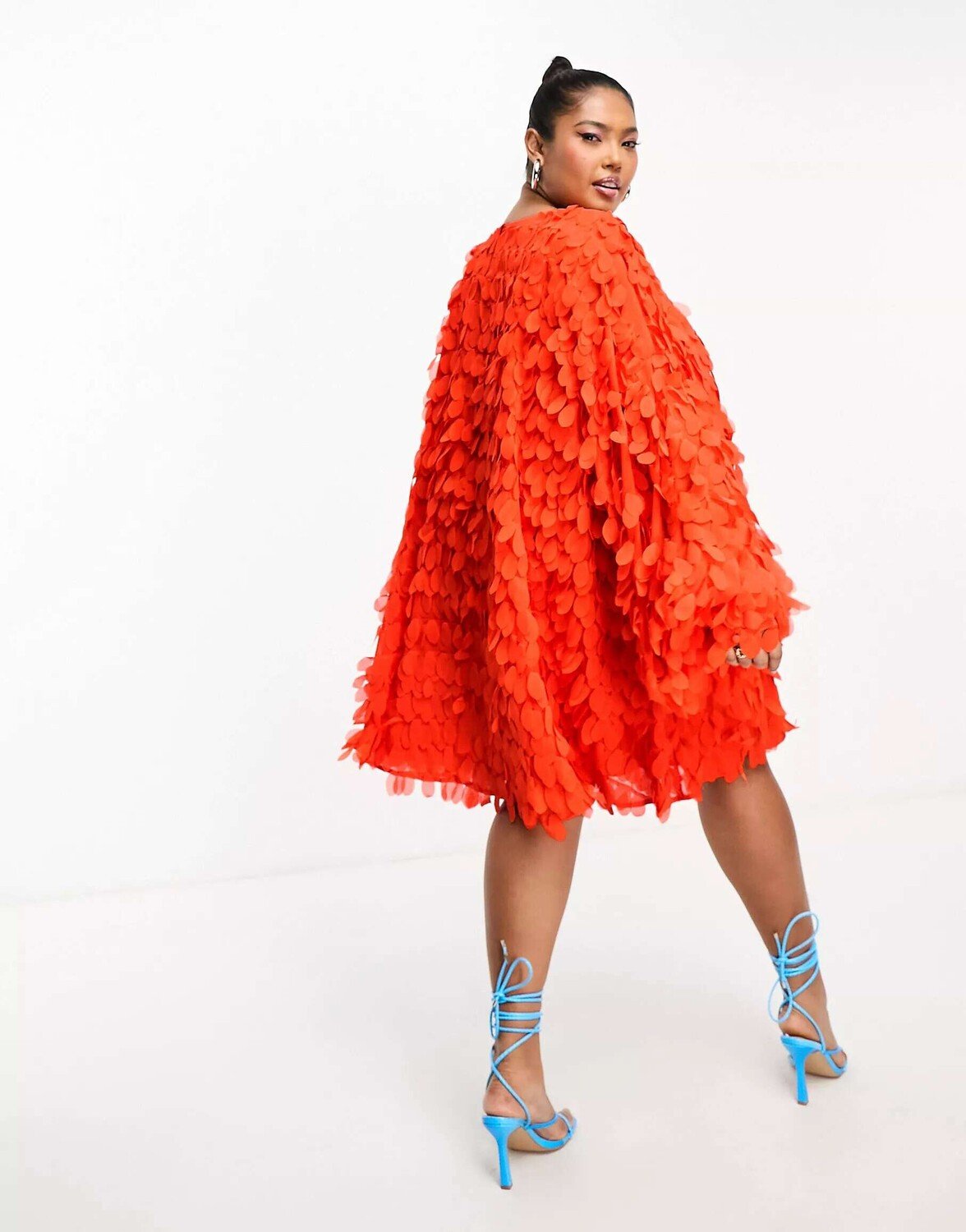 

Красное мини-платье с крыльями летучей мыши ASOS Curve, Красный