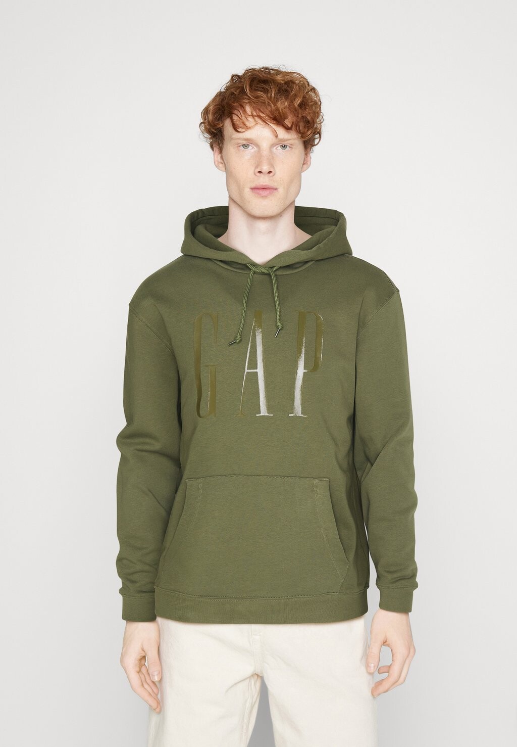 Толстовка Hoody Shine Logo GAP, цвет army green