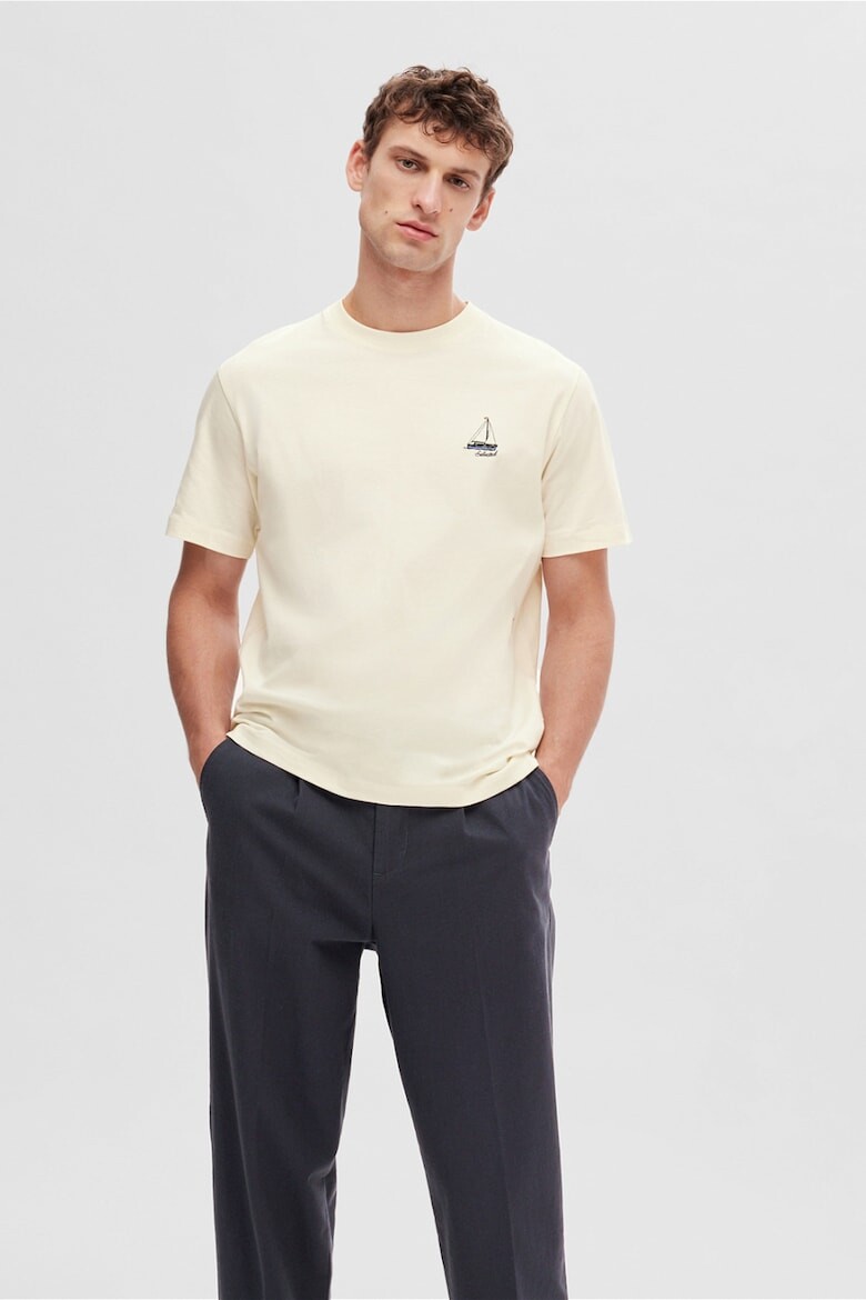 

Футболка из органического хлопка Selected Homme, белый