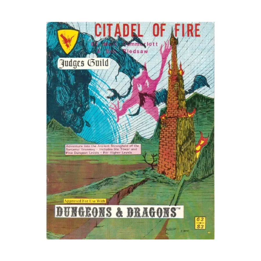 

Модуль Citadel of Fire (1st Edition, 3rd Printing), Dungeons & Dragons Fantasy Modules (A - C) (Judges Guild)