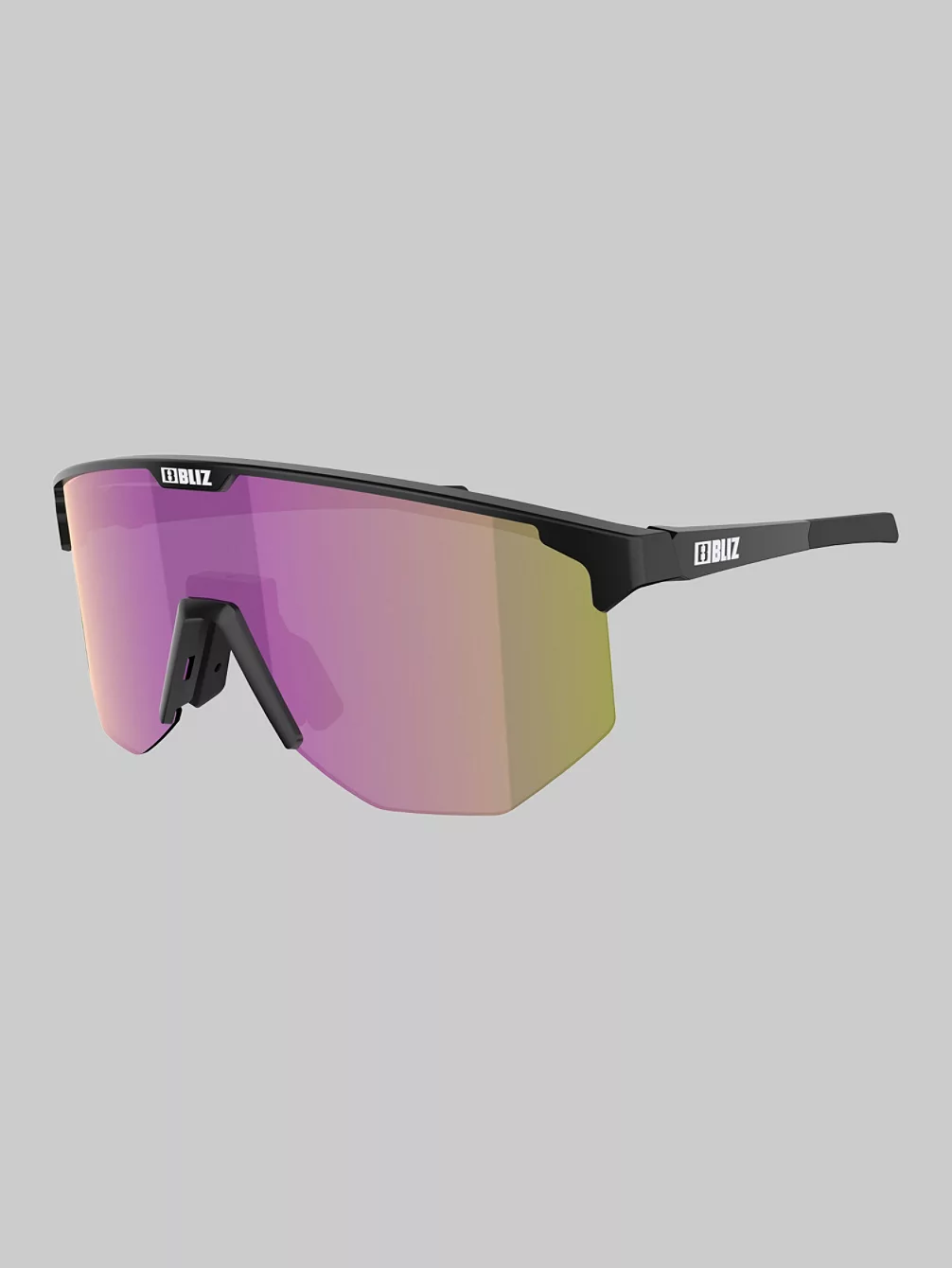 

Маленькие матовые черные солнцезащитные очки Hero Bliz Active Eyewear, мультиколор
