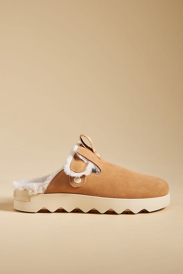 

Сабо Sorel Viibe Cozy замшевые, коричневый