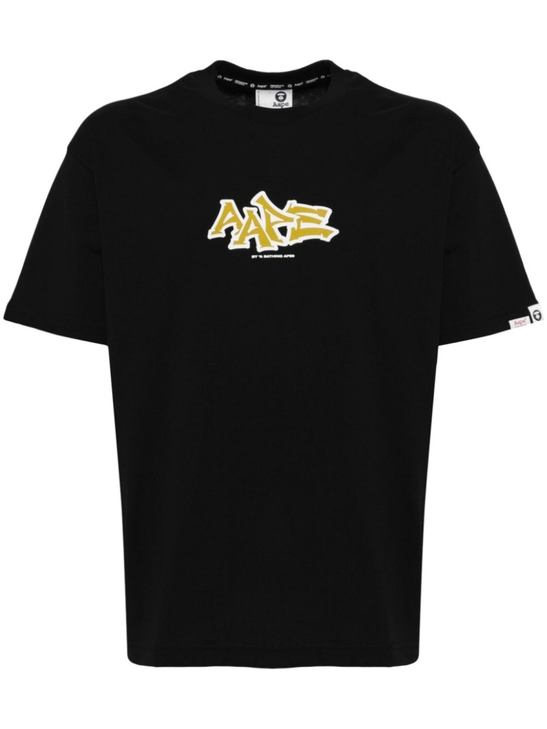 

AAPE BY *A BATHING APE футболка с логотипом, черный