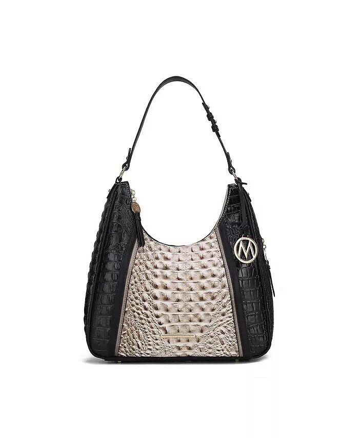

Сумка на плечо Becket с тиснением под крокодила от Mia K Mkf Collection, черный