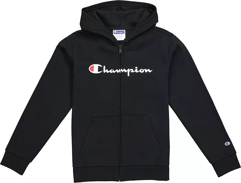 

Толстовка Powerblend с молнией во всю длину для мальчиков Champion, черный