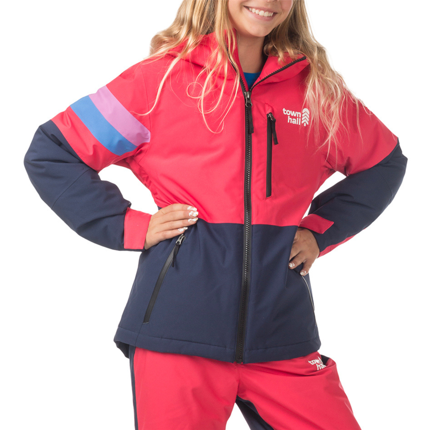 Lands end Pink Winter Ski