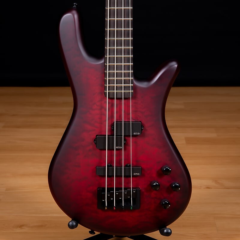 

Басс гитара Spector NS Pulse II 4 Bass Guitar - Black Cherry Matte SN W221979