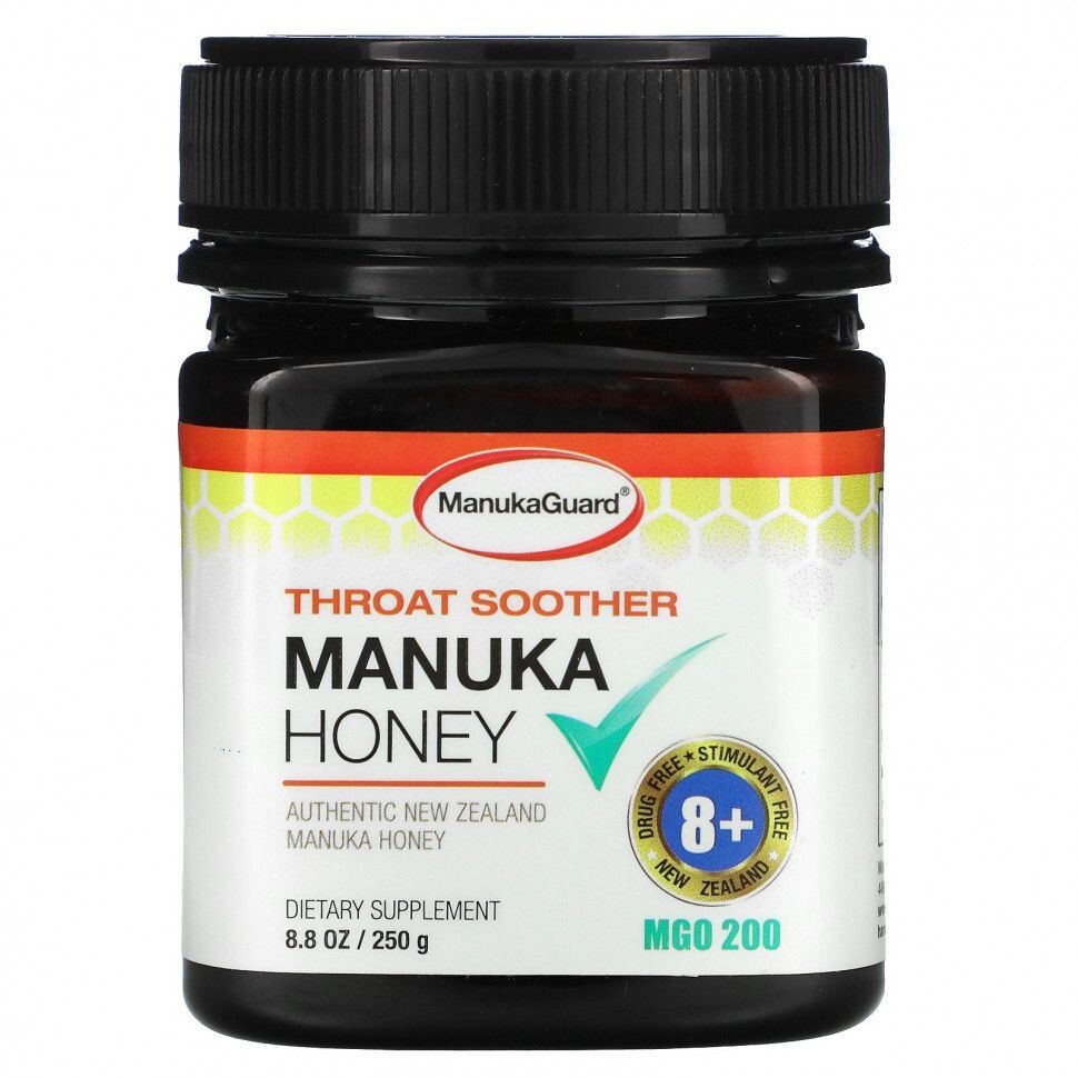 

ManukaGuard Мед манука премиум-голд для горла 8,8 унции (250 г)