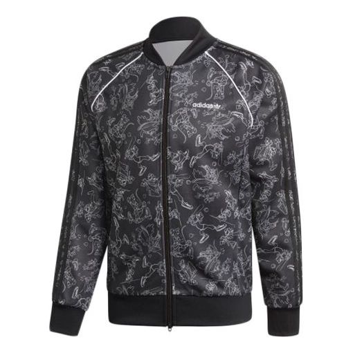 Куртка adidas x Disney Goofy Sst Tt Crossover Printing Athletics Sports Jacket Black, черный